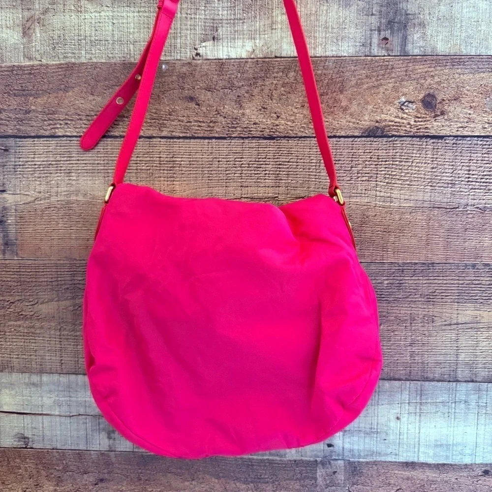 Marc By Marc Jacobs Large Pink Nylon Crossbody Bag